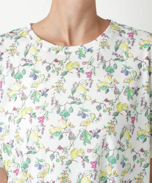 Leilian PLUS HOUSE / レリアンプラスハウス Tシャツ | 【店舗人気】レモンプリントTシャツ【Leilian WHITE LABEL】 | 詳細7