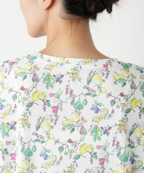 Leilian PLUS HOUSE / レリアンプラスハウス Tシャツ | 【店舗人気】レモンプリントTシャツ【Leilian WHITE LABEL】 | 詳細8