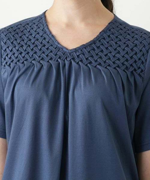 Leilian PLUS HOUSE / レリアンプラスハウス カットソー | デザインVネックカットソー【Leilian WHITE LABEL】 | 詳細10