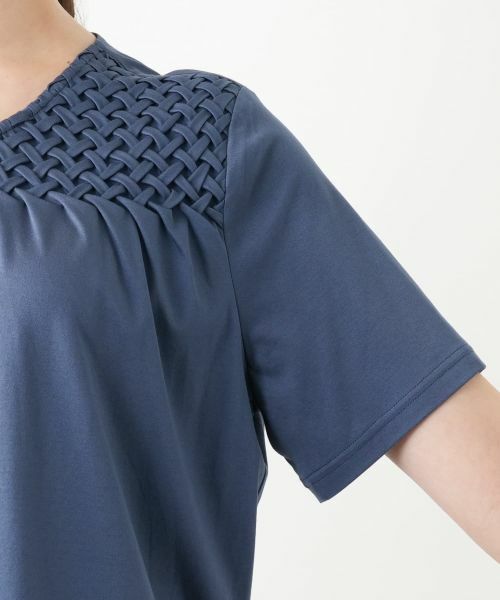 Leilian PLUS HOUSE / レリアンプラスハウス カットソー | デザインVネックカットソー【Leilian WHITE LABEL】 | 詳細13