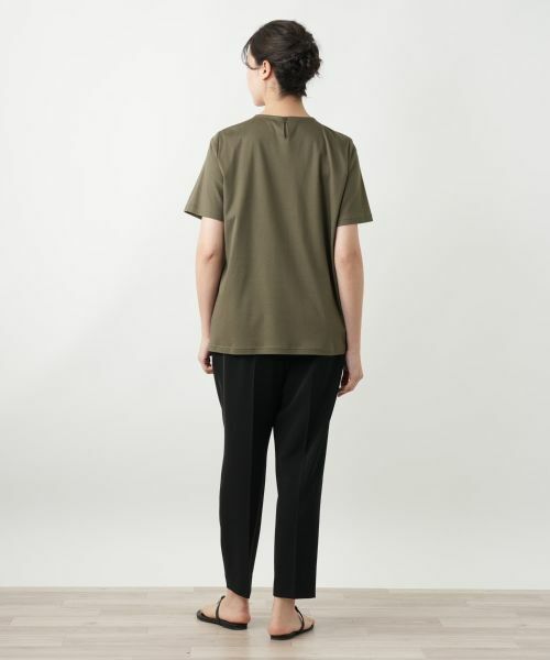 Leilian PLUS HOUSE / レリアンプラスハウス カットソー | デザインVネックカットソー【Leilian WHITE LABEL】 | 詳細3