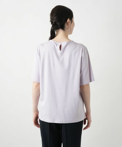 Leilian PLUS HOUSE / レリアンプラスハウス Tシャツ | スパンコール刺繍カットソー【Leilian WHITE LABEL】 | 詳細12