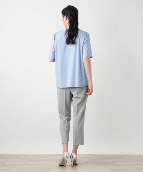 Leilian PLUS HOUSE / レリアンプラスハウス Tシャツ | スパンコール刺繍カットソー【Leilian WHITE LABEL】 | 詳細3