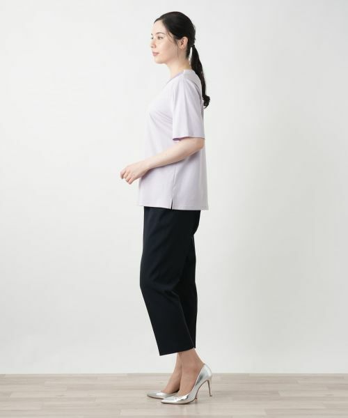 Leilian PLUS HOUSE / レリアンプラスハウス Tシャツ | スパンコール刺繍カットソー【Leilian WHITE LABEL】 | 詳細8