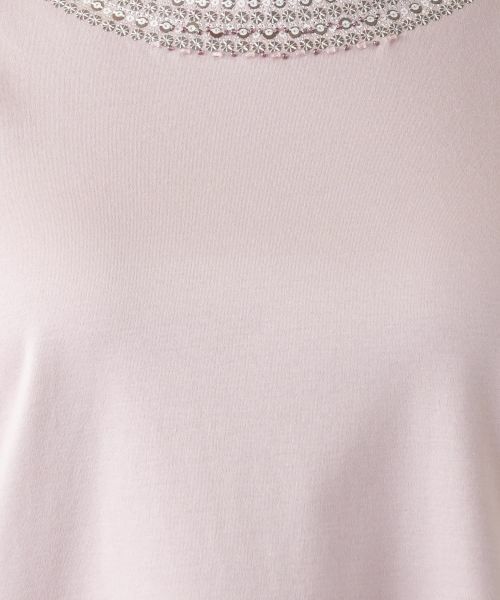 Leilian PLUS HOUSE / レリアンプラスハウス Tシャツ | 刺繍フレンチスリーブカットソー【Leilian WHITE LABEL】 | 詳細17