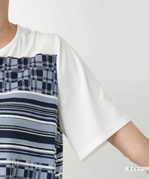 Leilian PLUS HOUSE / レリアンプラスハウス Tシャツ | 【店舗人気】マルチパターンカットソー【Leilian WHITE LABEL】 | 詳細12