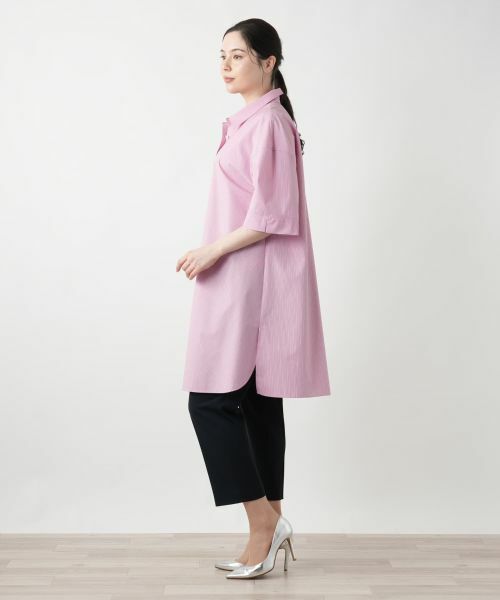 セール】 チュニックブラウス【Leilian WHITE LABEL】 （シャツ