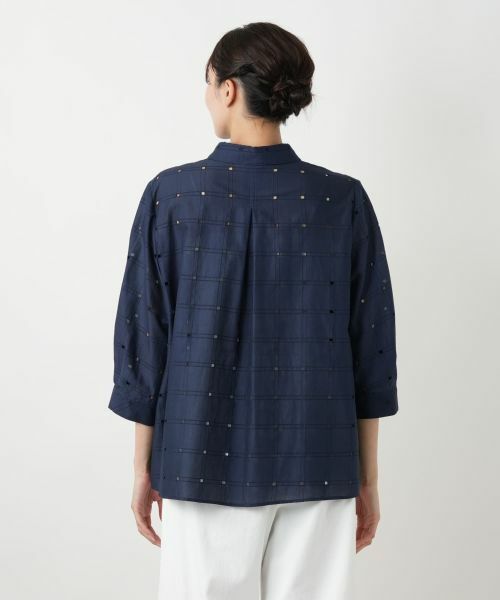 Leilian PLUS HOUSE / レリアンプラスハウス シャツ・ブラウス | 【店舗人気】カットワークブラウス【Leilian WHITE LABEL】 | 詳細9