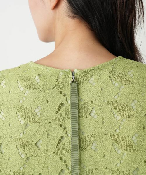 Leilian PLUS HOUSE / レリアンプラスハウス ドレス | カットワークレースワンピース【Leilian WHITE LABEL】 | 詳細11