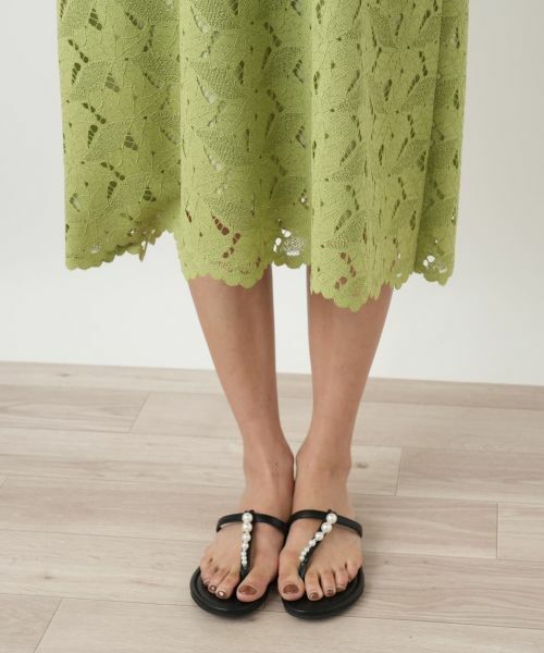 Leilian PLUS HOUSE / レリアンプラスハウス ドレス | カットワークレースワンピース【Leilian WHITE LABEL】 | 詳細13