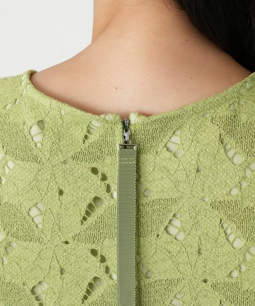 Leilian PLUS HOUSE / レリアンプラスハウス ドレス | カットワークレースワンピース【Leilian WHITE LABEL】 | 詳細14