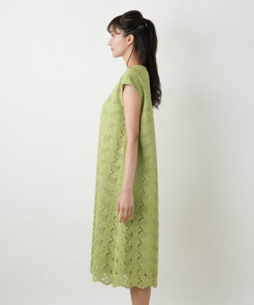 Leilian PLUS HOUSE / レリアンプラスハウス ドレス | カットワークレースワンピース【Leilian WHITE LABEL】 | 詳細8