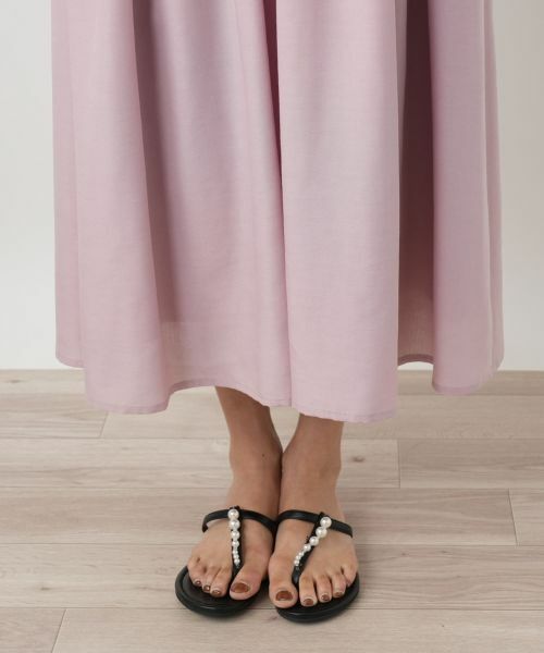 Leilian PLUS HOUSE / レリアンプラスハウス ドレス | ウエスト切り替えワンピース【Leilian WHITE LABEL】 | 詳細16