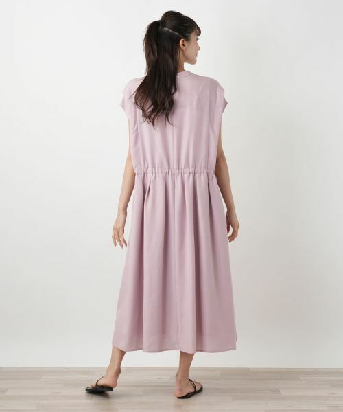 Leilian PLUS HOUSE / レリアンプラスハウス ドレス | ウエスト切り替えワンピース【Leilian WHITE LABEL】 | 詳細9