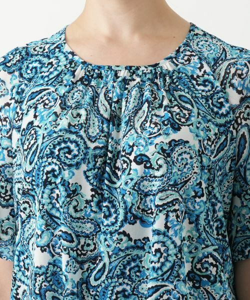 Leilian PLUS HOUSE / レリアンプラスハウス シャツ・ブラウス | ペイズリー柄ブラウス【Leilian WHITE LABEL】 | 詳細10