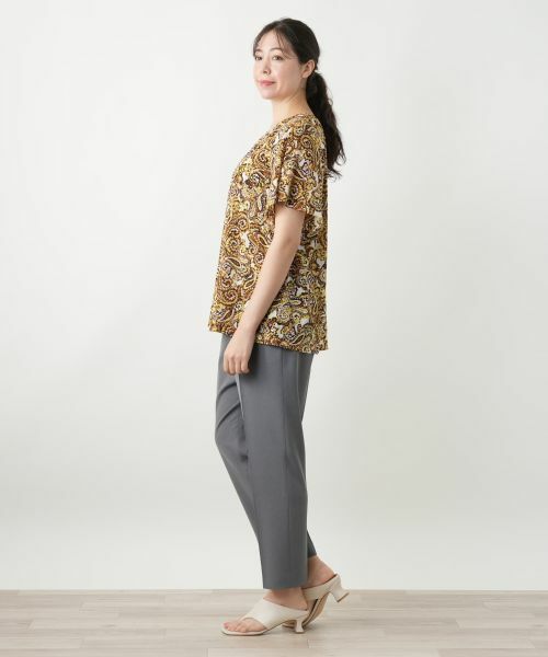 Leilian PLUS HOUSE / レリアンプラスハウス シャツ・ブラウス | ペイズリー柄ブラウス【Leilian WHITE LABEL】 | 詳細2