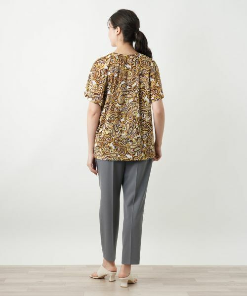 Leilian PLUS HOUSE / レリアンプラスハウス シャツ・ブラウス | ペイズリー柄ブラウス【Leilian WHITE LABEL】 | 詳細3