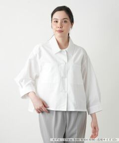 Leilian PLUS HOUSE / レリアンプラスハウス テーラードジャケット | シャツジャケット【Leilian WHITE LABEL】