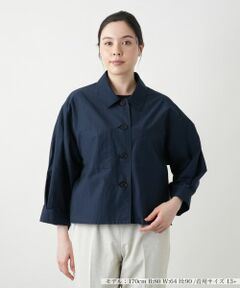 Leilian PLUS HOUSE / レリアンプラスハウス テーラードジャケット | シャツジャケット【Leilian WHITE LABEL】