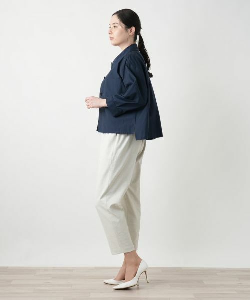 Leilian PLUS HOUSE / レリアンプラスハウス テーラードジャケット | シャツジャケット【Leilian WHITE LABEL】 | 詳細5