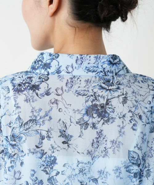 Leilian PLUS HOUSE / レリアンプラスハウス シャツ・ブラウス | フラワープリントブラウス【Leilian WHITE LABEL】 | 詳細11