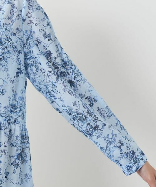 Leilian PLUS HOUSE / レリアンプラスハウス シャツ・ブラウス | フラワープリントブラウス【Leilian WHITE LABEL】 | 詳細12