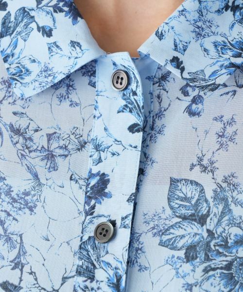 Leilian PLUS HOUSE / レリアンプラスハウス シャツ・ブラウス | フラワープリントブラウス【Leilian WHITE LABEL】 | 詳細14