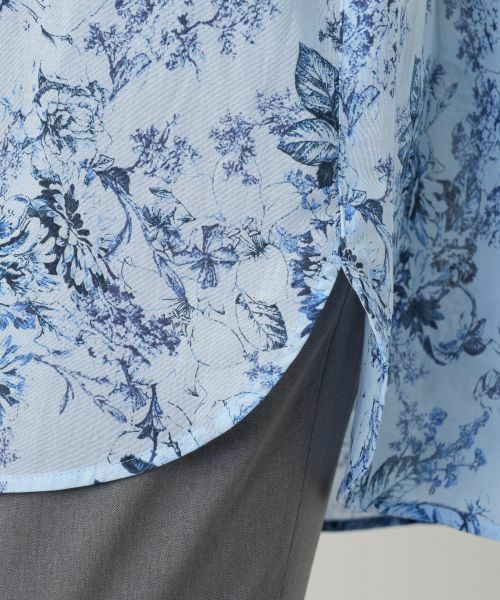 Leilian PLUS HOUSE / レリアンプラスハウス シャツ・ブラウス | フラワープリントブラウス【Leilian WHITE LABEL】 | 詳細15