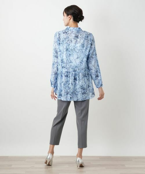 Leilian PLUS HOUSE / レリアンプラスハウス シャツ・ブラウス | フラワープリントブラウス【Leilian WHITE LABEL】 | 詳細6