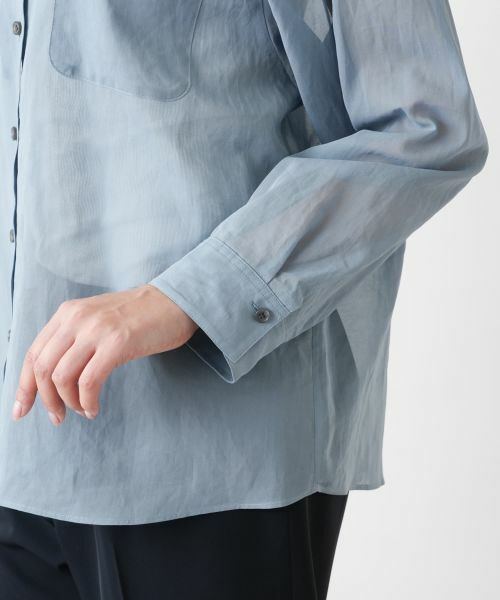 Leilian PLUS HOUSE / レリアンプラスハウス シャツ・ブラウス | シアーブラウス【Leilian WHITE LABEL】 | 詳細10