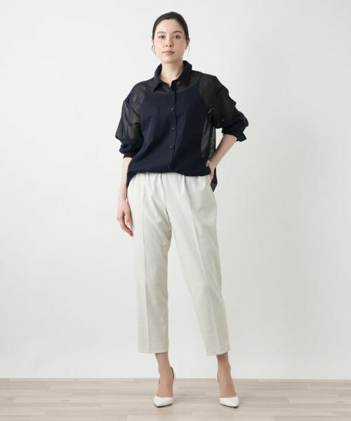 Leilian PLUS HOUSE / レリアンプラスハウス シャツ・ブラウス | シアーブラウス【Leilian WHITE LABEL】 | 詳細13