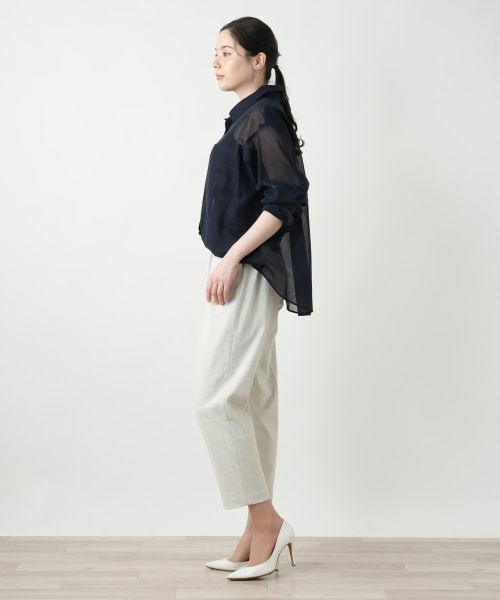 Leilian PLUS HOUSE / レリアンプラスハウス シャツ・ブラウス | シアーブラウス【Leilian WHITE LABEL】 | 詳細14