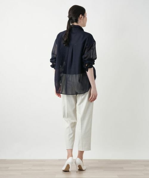 Leilian PLUS HOUSE / レリアンプラスハウス シャツ・ブラウス | シアーブラウス【Leilian WHITE LABEL】 | 詳細15