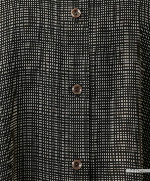 Leilian PLUS HOUSE / レリアンプラスハウス シャツ・ブラウス | シアーチェックブラウス【Leilian WHITE LABEL】 | 詳細14