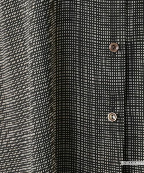 Leilian PLUS HOUSE / レリアンプラスハウス シャツ・ブラウス | シアーチェックブラウス【Leilian WHITE LABEL】 | 詳細15