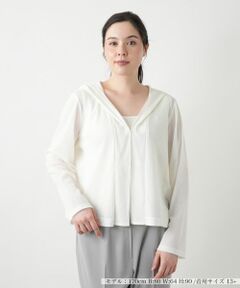 Leilian PLUS HOUSE / レリアンプラスハウス シャツ・ブラウス | フーデッドブラウス【Leilian WHITE LABEL】