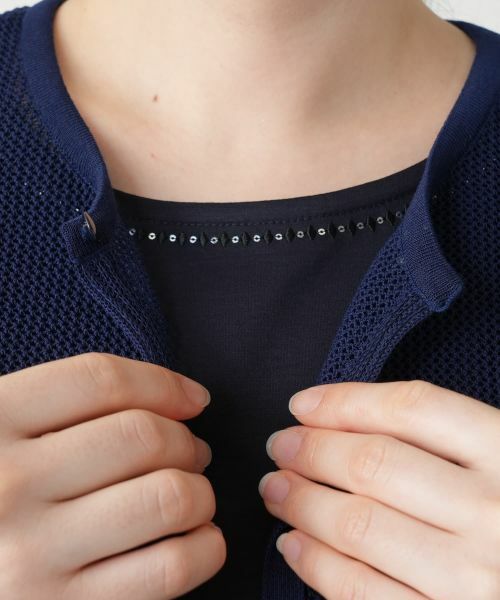 Leilian PLUS HOUSE / レリアンプラスハウス カーディガン・ボレロ | 【店舗人気】クルーネックカーディガン【Leilian WHITE LABEL】 | 詳細14