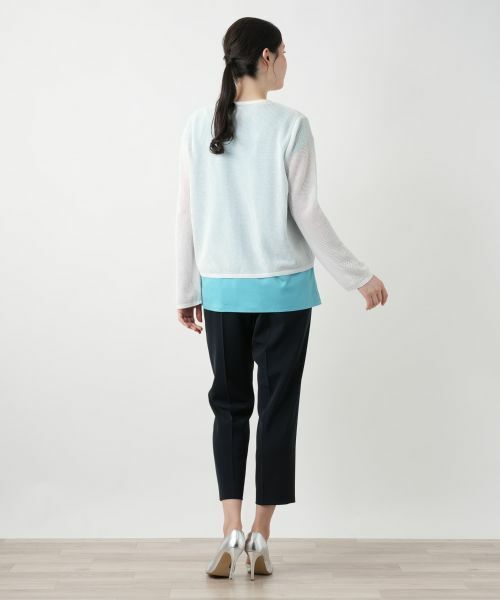 Leilian PLUS HOUSE / レリアンプラスハウス カーディガン・ボレロ | 【店舗人気】クルーネックカーディガン【Leilian WHITE LABEL】 | 詳細3