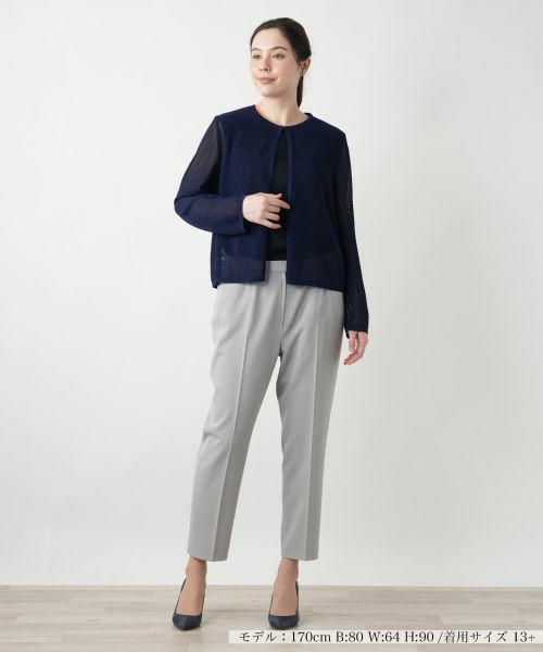 Leilian PLUS HOUSE / レリアンプラスハウス カーディガン・ボレロ | 【店舗人気】クルーネックカーディガン【Leilian WHITE LABEL】 | 詳細4