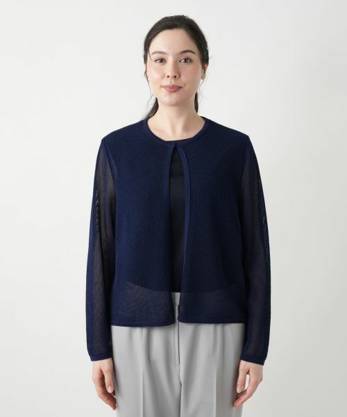 Leilian PLUS HOUSE / レリアンプラスハウス カーディガン・ボレロ | 【店舗人気】クルーネックカーディガン【Leilian WHITE LABEL】 | 詳細7