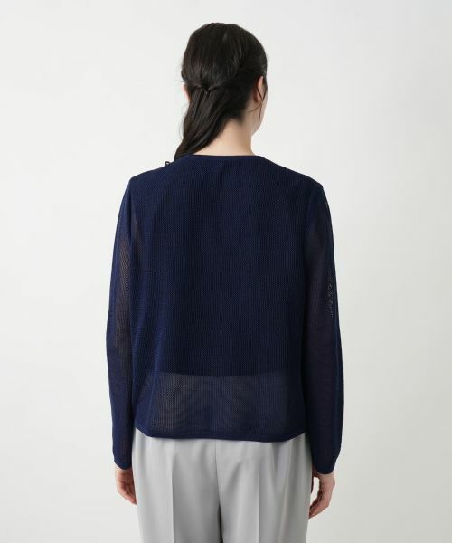 Leilian PLUS HOUSE / レリアンプラスハウス カーディガン・ボレロ | 【店舗人気】クルーネックカーディガン【Leilian WHITE LABEL】 | 詳細9