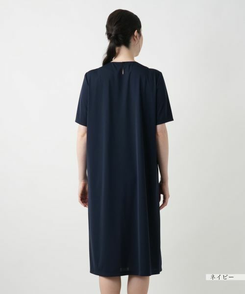 Leilian PLUS HOUSE / レリアンプラスハウス ドレス | 【店舗人気】幾何学切替フレアワンピース【Leilian WHITE LABEL】 | 詳細10