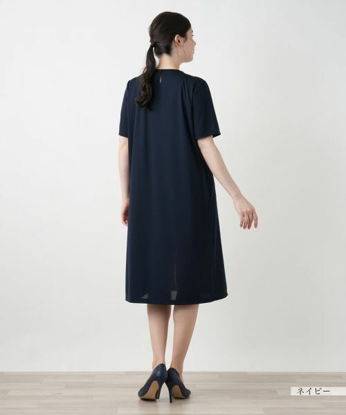 Leilian PLUS HOUSE / レリアンプラスハウス ドレス | 【店舗人気】幾何学切替フレアワンピース【Leilian WHITE LABEL】 | 詳細7