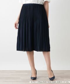 Leilian PLUS HOUSE / レリアンプラスハウス ロング・マキシ丈スカート | プリーツスカート【Leilian WHITE LABEL】