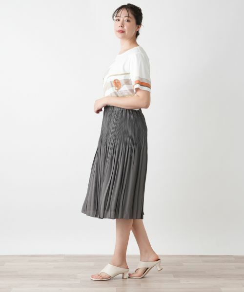 Leilian PLUS HOUSE / レリアンプラスハウス ロング・マキシ丈スカート | プリーツスカート【Leilian WHITE LABEL】 | 詳細5