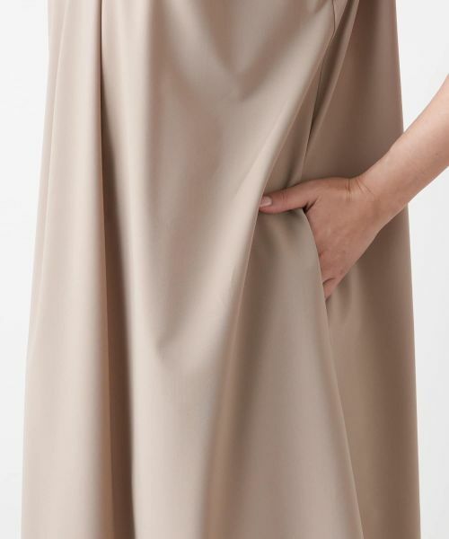 Leilian PLUS HOUSE / レリアンプラスハウス ドレス | フレンチスリーブタックワンピース【BOURGE】 | 詳細13