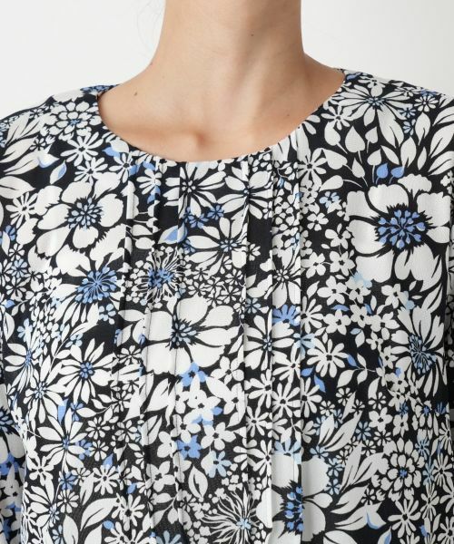 Leilian PLUS HOUSE / レリアンプラスハウス カットソー | 【店舗人気】フラワープリントカットソー【Leilian WHITE LABEL】 | 詳細13