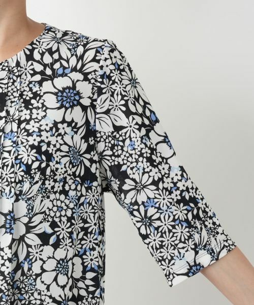 Leilian PLUS HOUSE / レリアンプラスハウス カットソー | 【店舗人気】フラワープリントカットソー【Leilian WHITE LABEL】 | 詳細15