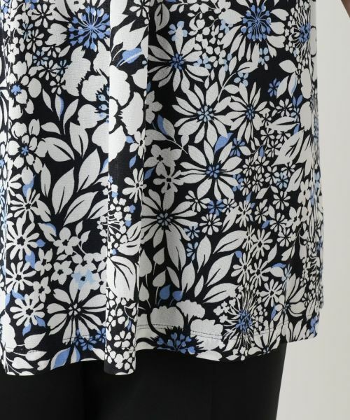 Leilian PLUS HOUSE / レリアンプラスハウス カットソー | 【店舗人気】フラワープリントカットソー【Leilian WHITE LABEL】 | 詳細16