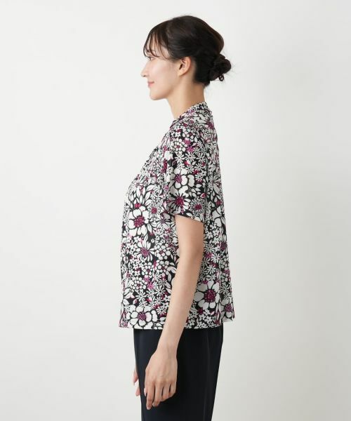 Leilian PLUS HOUSE / レリアンプラスハウス カットソー | 【店舗人気】フラワープリントカットソー【Leilian WHITE LABEL】 | 詳細11